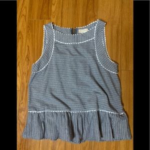 Altar’d State Peplum Stripe Top